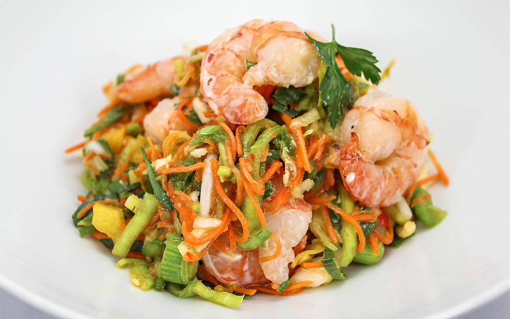 BOL SALADE THAI AUX SCAMPIS 150G