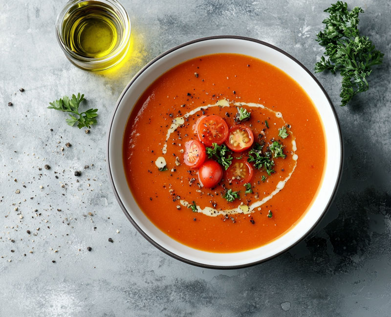 VELOUTÉ DE TOMATES / MINI-BOULETTES (1 L)