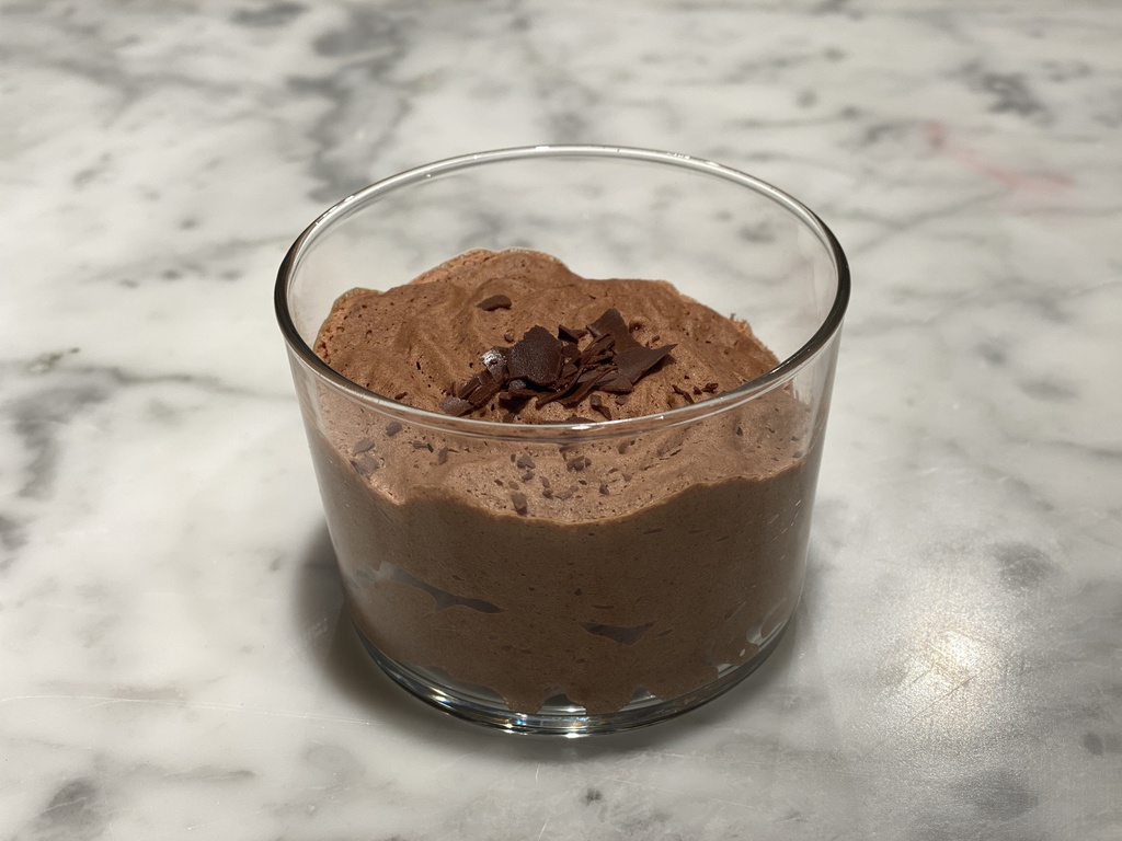 CHOCOLADEMOUSSE IN GLAS