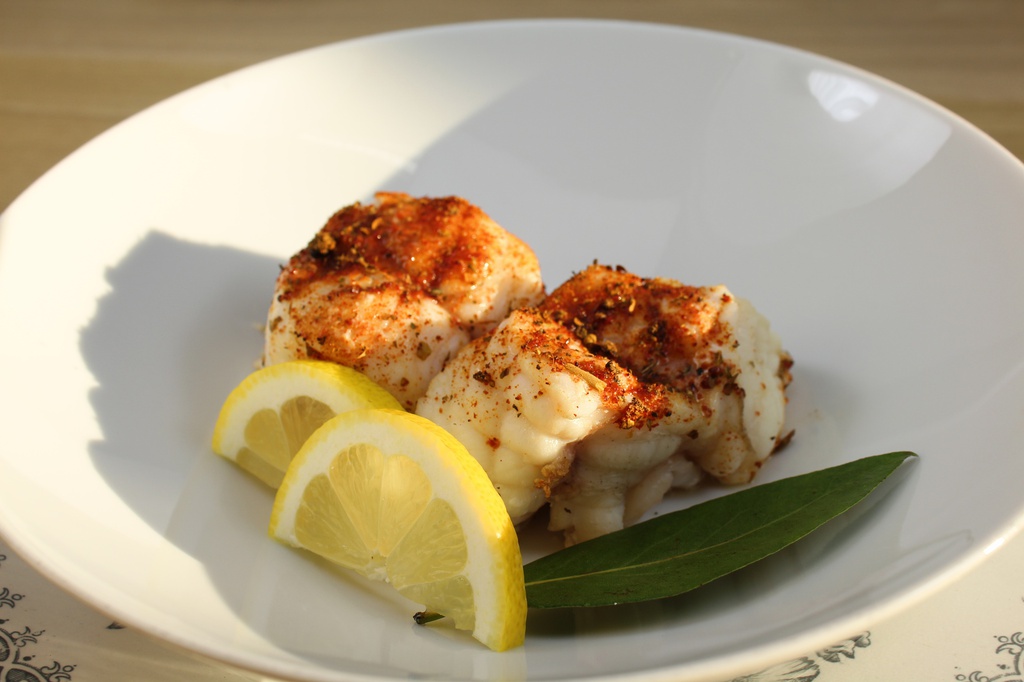 MONKFISH WITH SPICES - 1 PERS (PRICE WITHOUT SIDES)