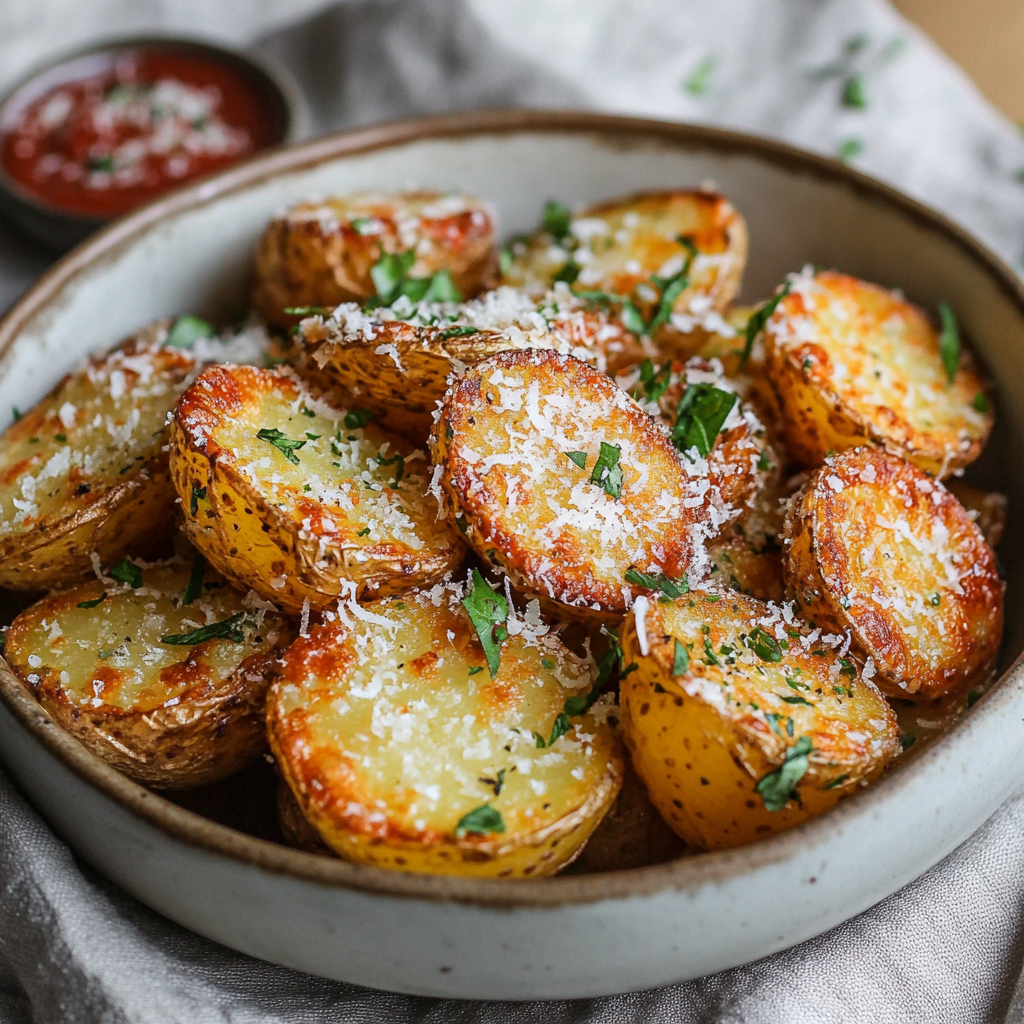 POMMES DE TERRE AU PARMESAN