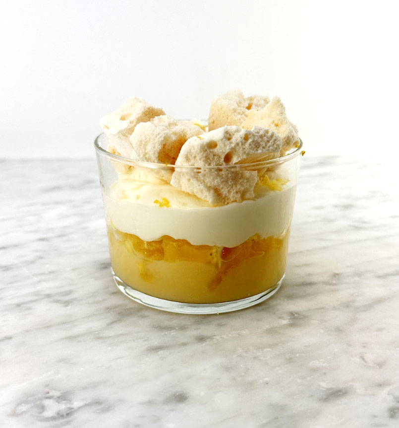 CITRUS PAVLOVA IN GLASS (+ deposit)