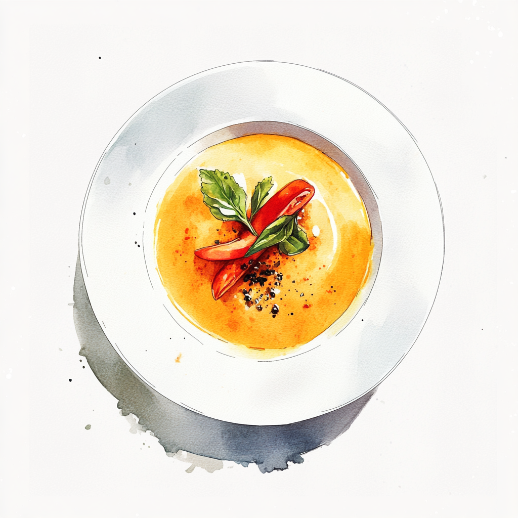 3 - 2E VELOUTE WITH SWEET PEPPERS