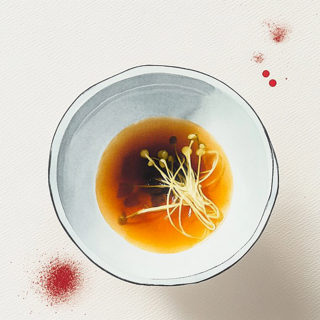 4 - 8E MISO BOUILLON / ENOKI