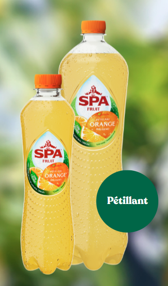 SPA FRUIT PETILLANT ORANGE 40CL PET