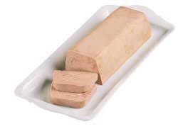 FOIE GRAS MI CUIT BLOC 600G SANS BARDE