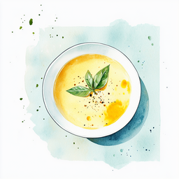 [525110 - 92 / FTK] 1 - 10E VELOUTE OF YELLOW PEPPER AND BASIL